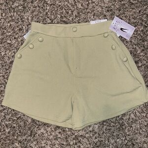 Green shorts